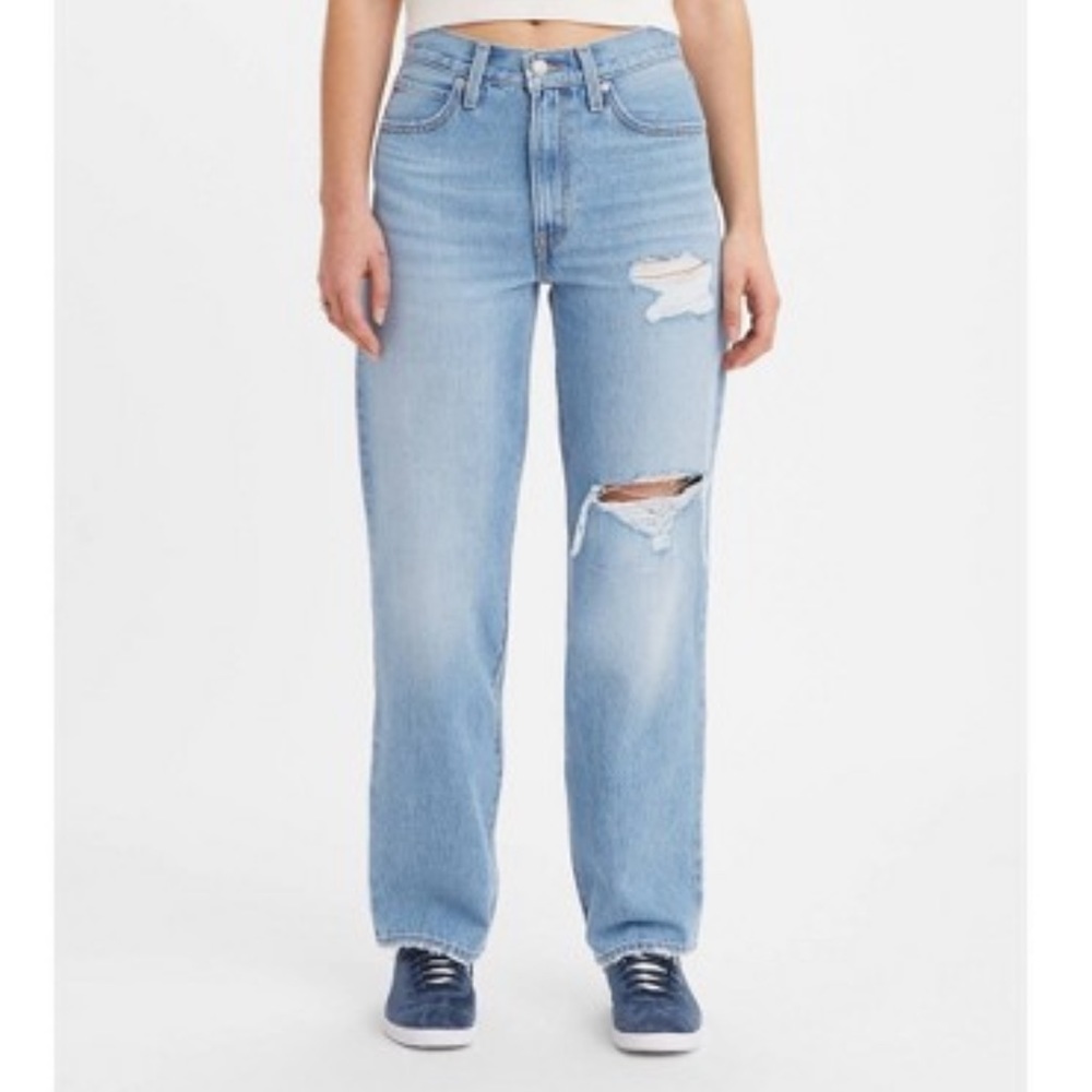 Levi's Women's Mid-Rise 94 Baggy Straight Jeans